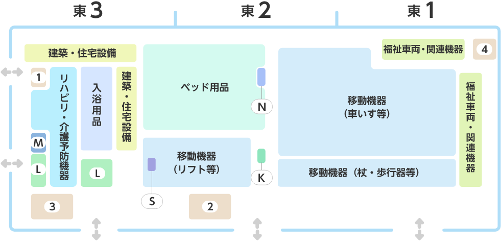 東1・2・3ホール