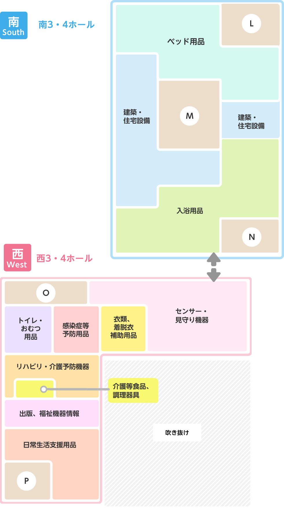 4Fフロアマップの説明